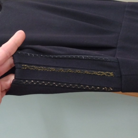 CYNTHIA STEFFE BLACK BEADED SLEEVELESS DRESS SIZE 8 - Picture 3 of 9